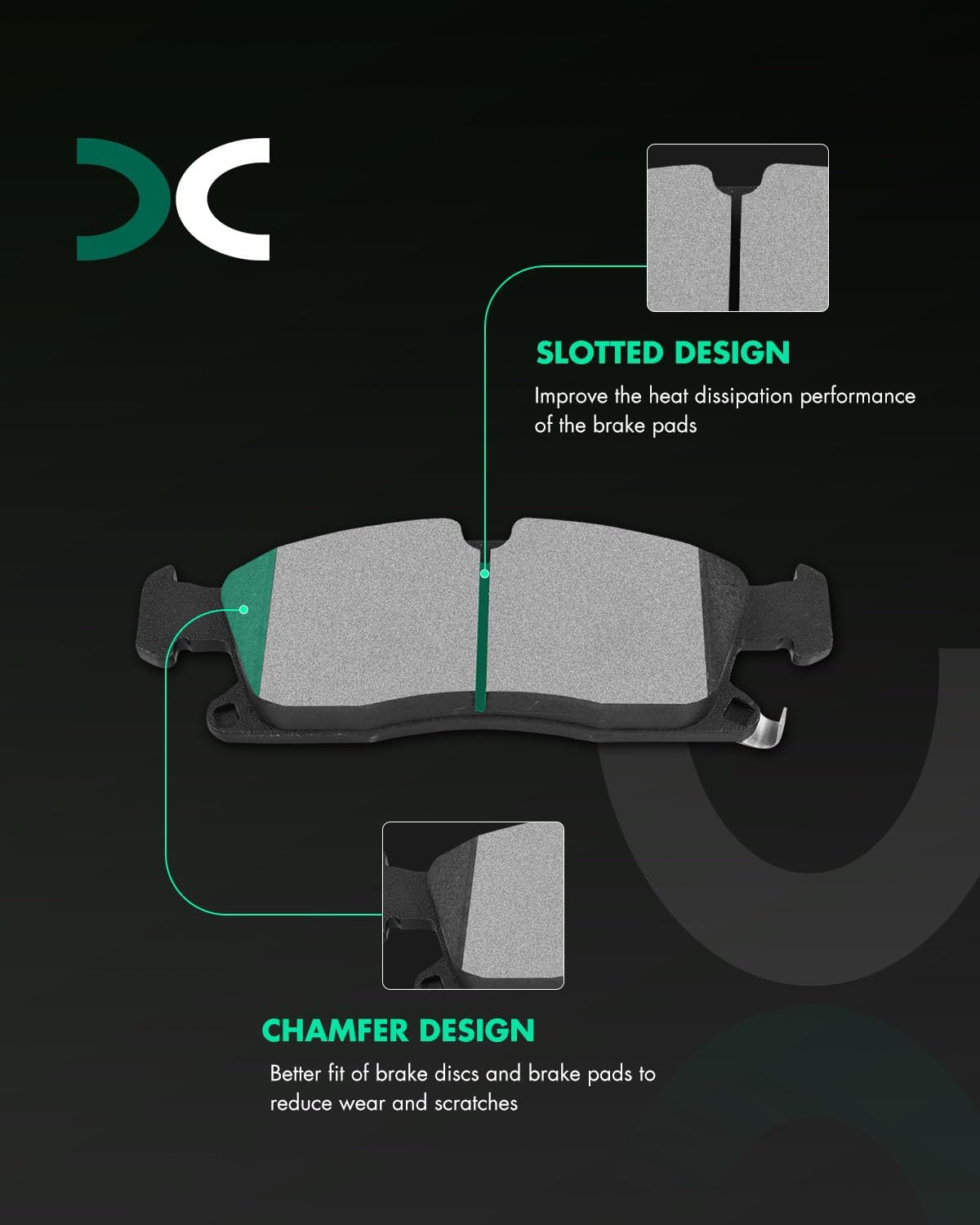 Brake Pad 4PCS/1Set 8PCS/2Sets